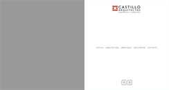 Desktop Screenshot of castilloarquitectos.com